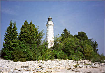 Cana Island Lighthouse near Baileys Harbor.