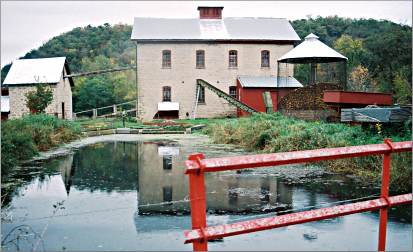 Near Caledonia, Schech's Mill was built in 1876.