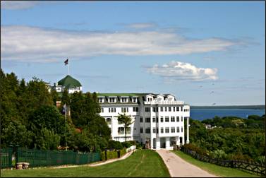 The Grand Hotel on Mackinac Island.
