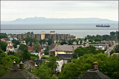 The Sleeping Giant from Thunder Bay.