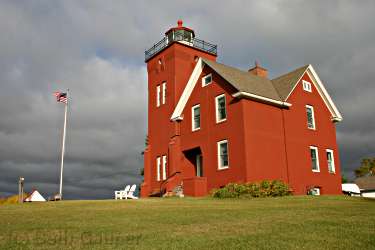 
The Lighthouse B&B in Two Harbors was built in 1892 and still operates its beacon.
