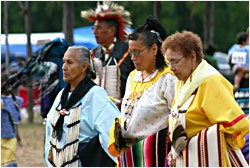 Dancers at Upper Sioux.
