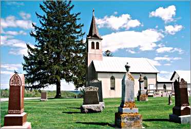 A rural church in Vernon County.