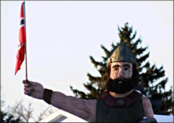 A Viking in Westby.