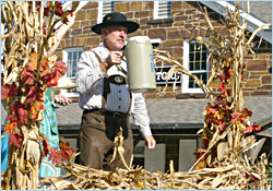 The Oktoberfest parade in Amana.