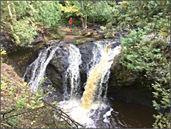 Snakepit Falls at Amnicon.