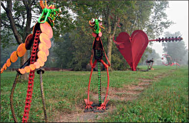 Dr. Evermor art sculptures.