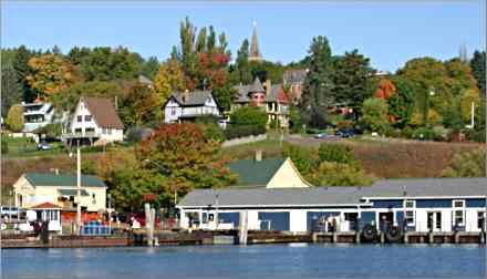 Bayfield as seen by the water.