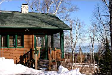 A rental cottage in Beaver Bay.
