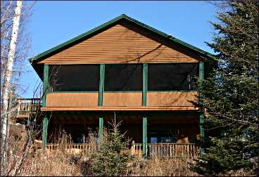 A rental house in Beaver Bay.