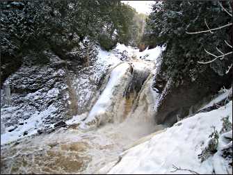 Waterfall on the Black River.