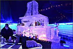 Blu ice bar at Grand Superior.