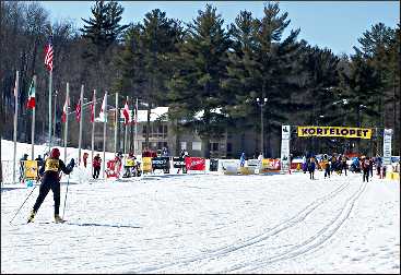 Kortelopet finish at Telemark.