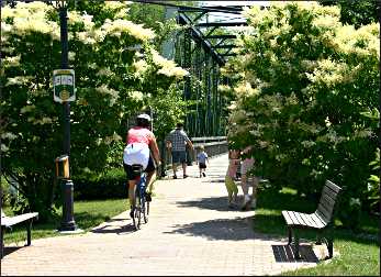 The Interurban Trail in Cedarburg.