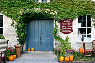 Cedar Creek Winery.