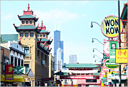 Chinatown in Chicago.