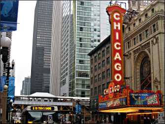 A theater in Chicago.