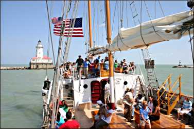 The schooner Windy in Chicago.