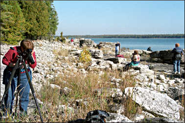 A photo class in Door County.