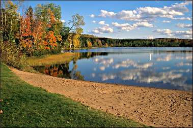 Copper Fall State Park in fall.