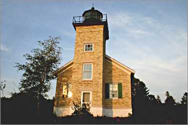 Copper Harbor Lighthouse can be reached only by water.