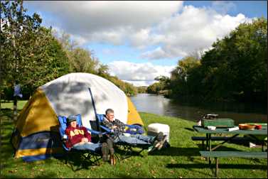 Campsite in Decorah.