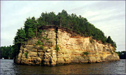 Lower Dells on the Wisconsin River.