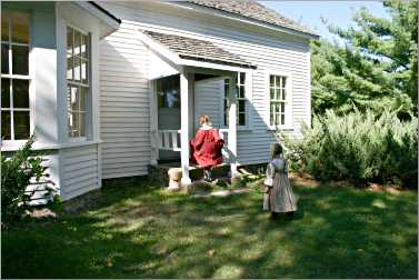 The Caddie Woodlawn house near Downsville, Wis.