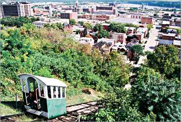 The Fenelon cable railway in Dubuque.