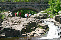 Seven Bridges Road on Amity Creek.