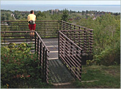 The view from Bagley Nature Area.