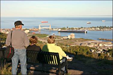 View from Duluth's Enger Park.