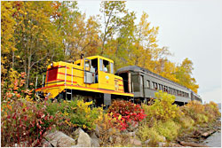 Excursion train in Duluth.