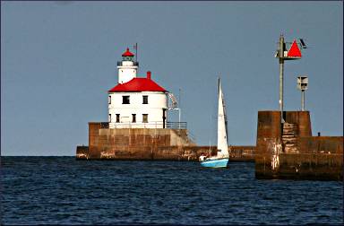 The Superior Entry Lighthouse.