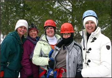 Women at Eagle Bluff.