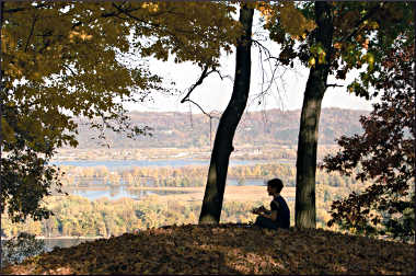Fall at Effigy Mounds.