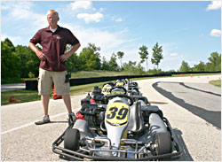 Go karts ready to go at Road America.