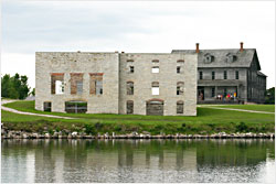 Ruins at Historic Fayette Townsite.