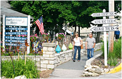 Shops in Fish Creek.