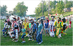 Dancers at Lac du Flambeau.