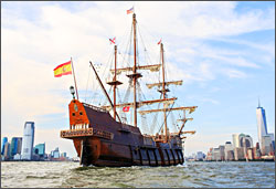 The Spanish galleon El Galeon Andalucia.