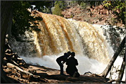 Gooseberry Falls in April.