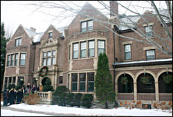 The governor's mansion in St. Paul.