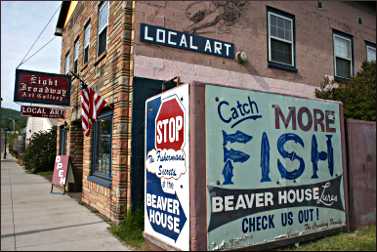 Art gallery in Grand Marais.