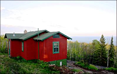 Timberlund's cottage in Grand Marais.