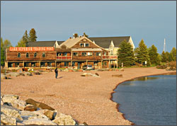 The beach in Grand Marais.