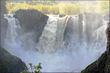 High Falls on the Pigeon River.