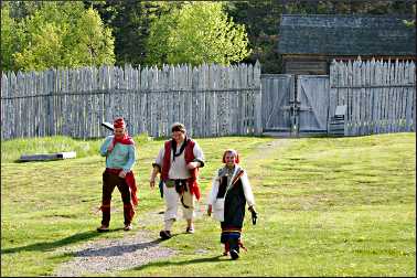 Fur-trade interpreters at Grand Portage.