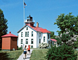 Grand Traverse Light on Michigan's Leelanau Peninsula.