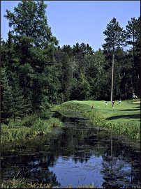 Golfers on The Pines at Grand View.